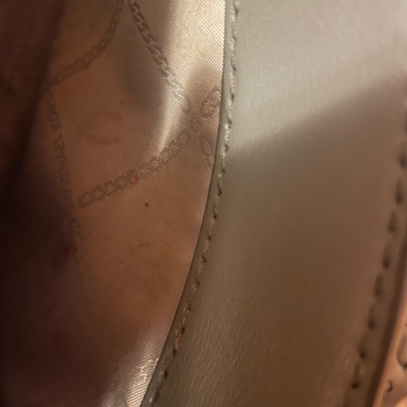 Genuine Michael Kors purse from Macy’s. It’s 2 shades of gray and white. Square. - Picture 5 of 10